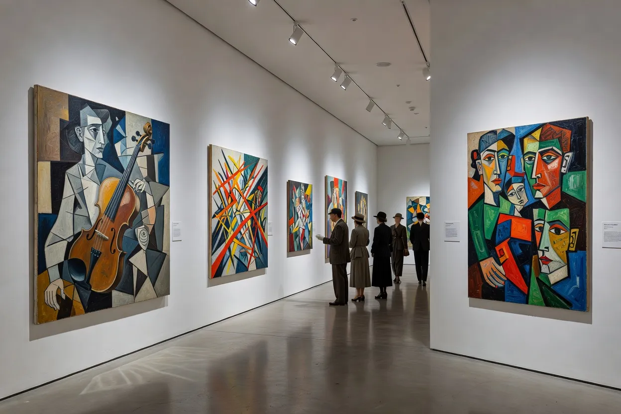 Salle d’exposition du musée Savitsky présentant des peintures d’avant-garde russe des années 1920-1930