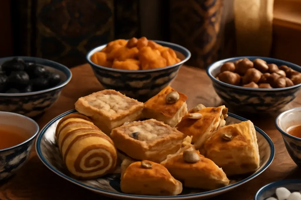 Bol de thé vert traditionnel piola servi lors d'une cérémonie du thé à Boukhara
