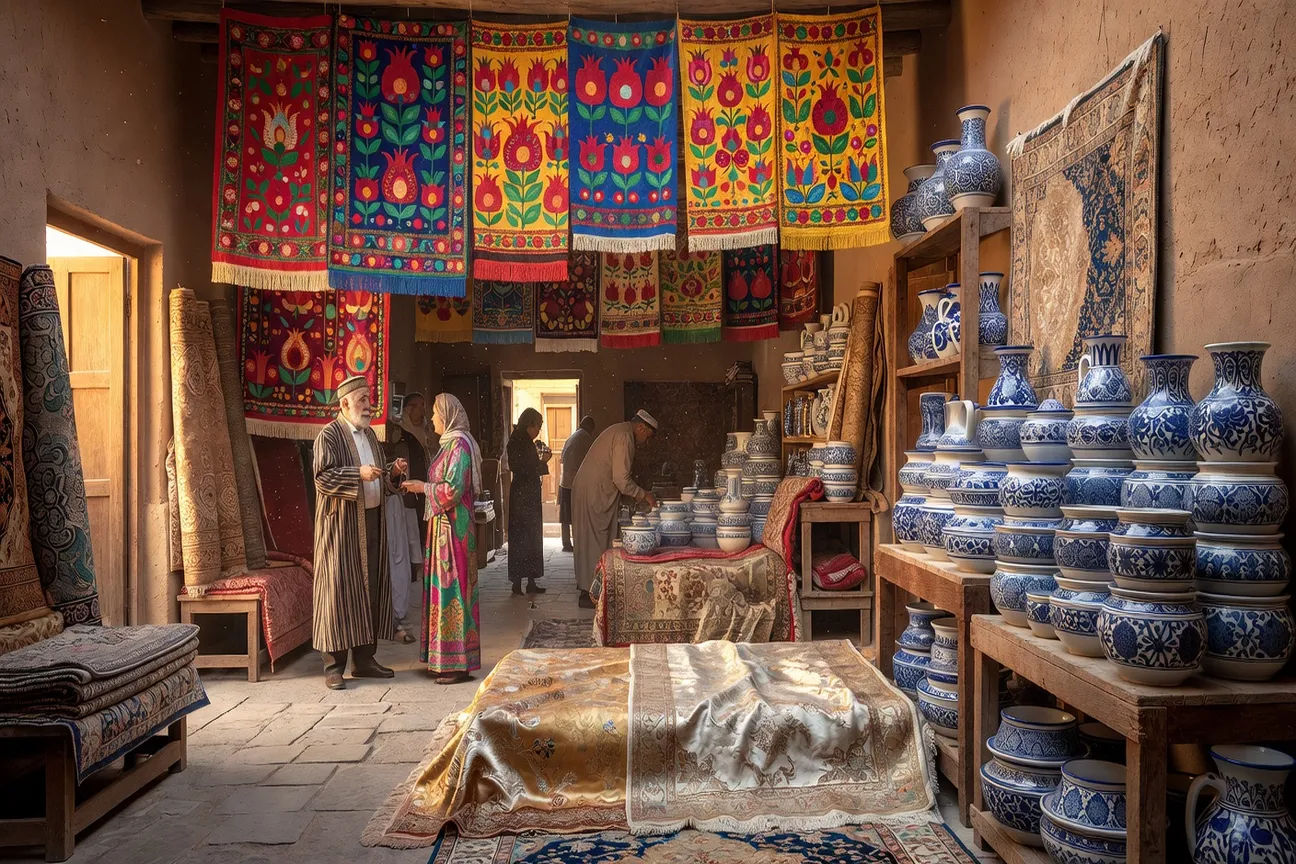 Artisanat ouzbek : où acheter suzani, céramique et soie de la Route de la Soie 2026