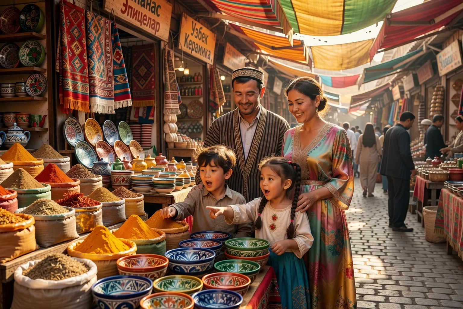 Ouzbékistan en famille avec des enfants : guide pratique 2026