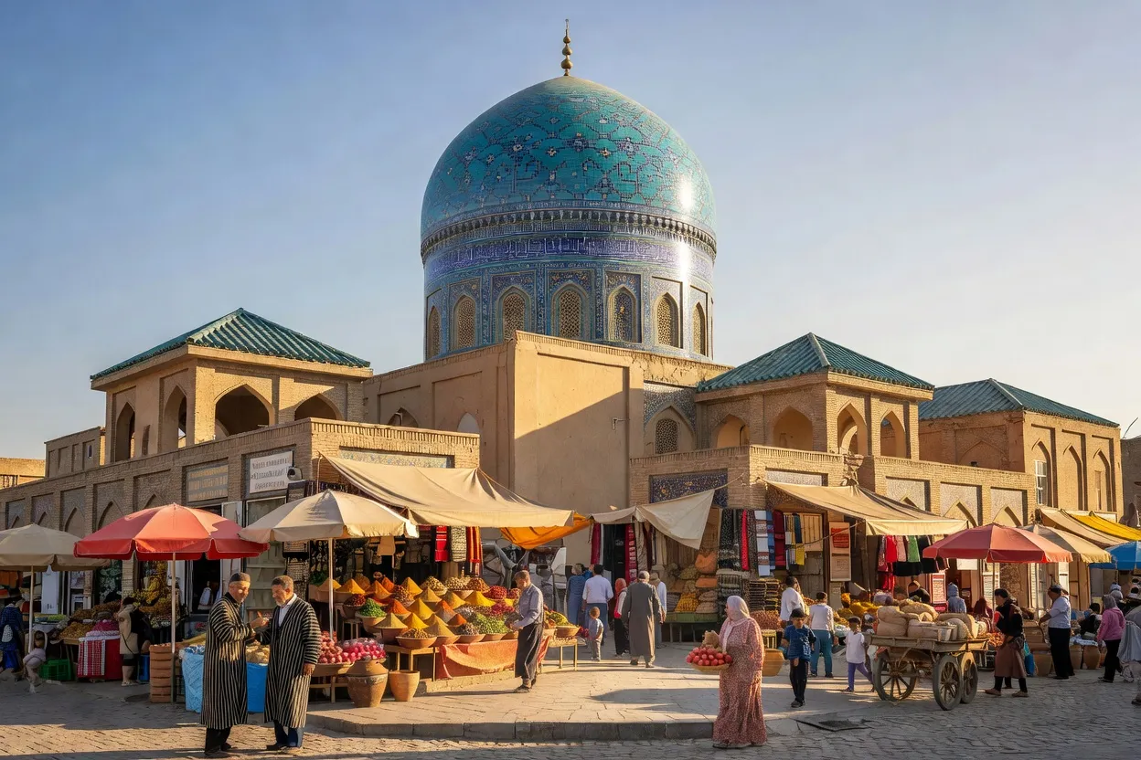 Street food en Ouzbékistan : Chorsu et les marchés à ne pas manquer