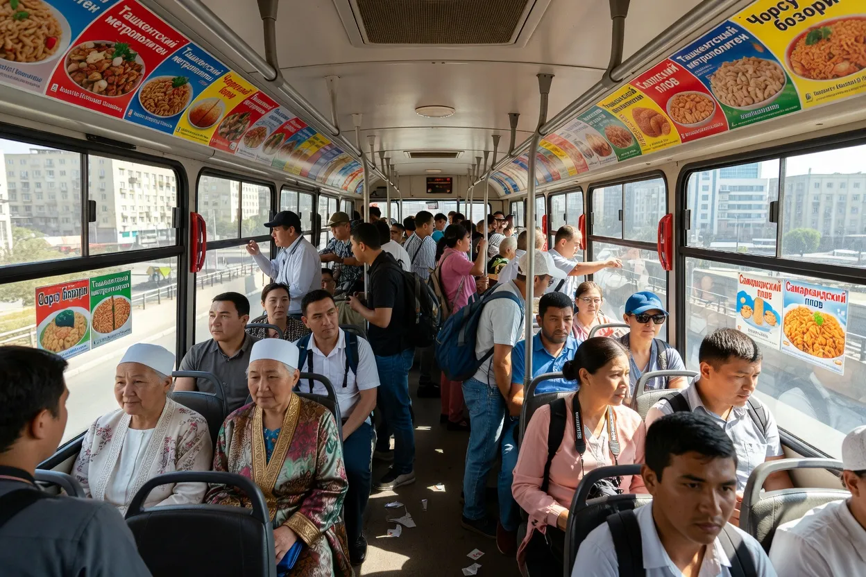 Se déplacer en Ouzbékistan : taxis, bus, métro et marshrutkas au quotidien