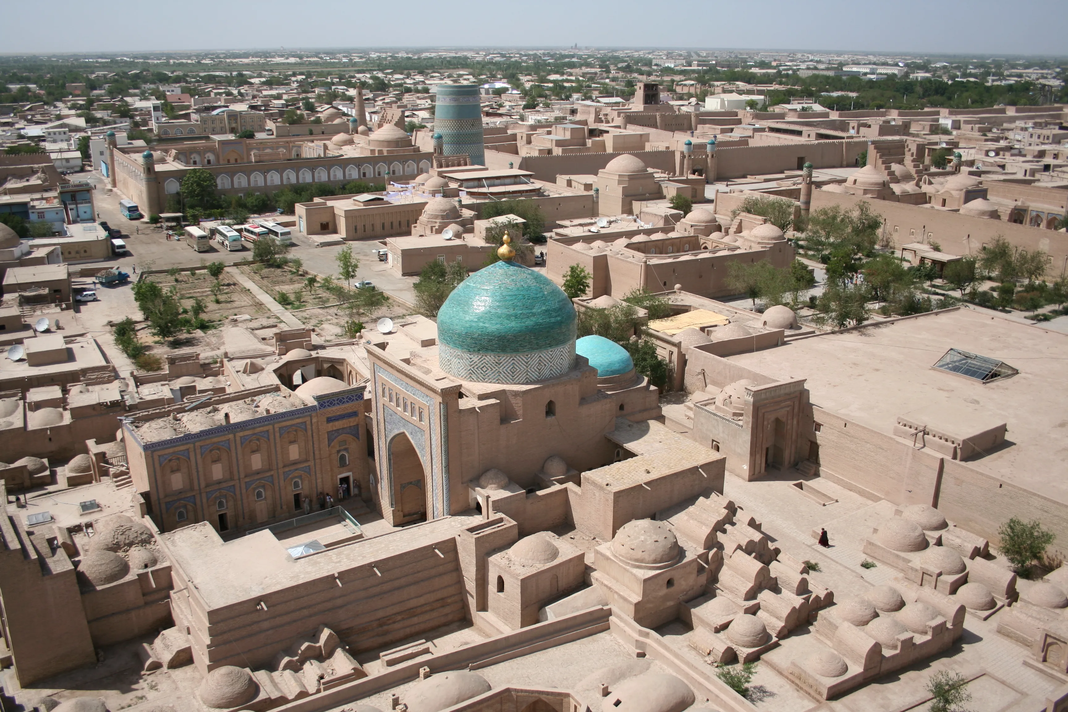 Cité fortifiée d'Itchan Kala à Khiva, Ouzbékistan
